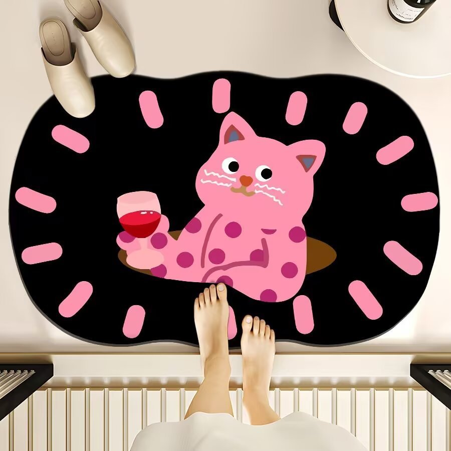 Siopsrl | Cute Cartoon Bear Bath Mat Siopsrl