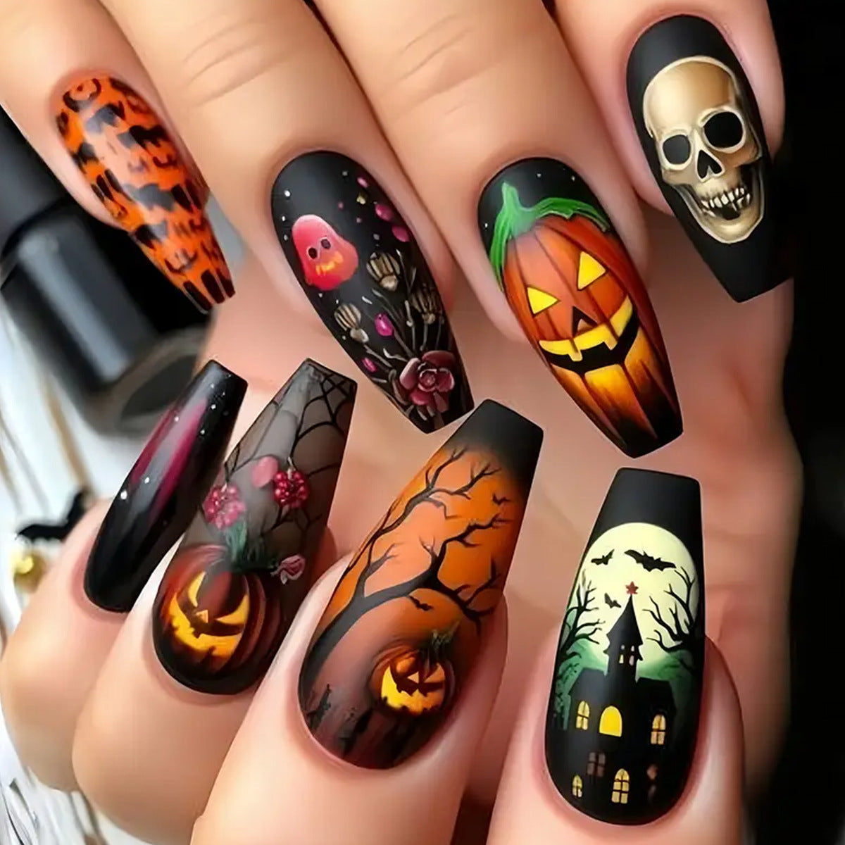 Creative Halloween Nail Art Set Siopsrl