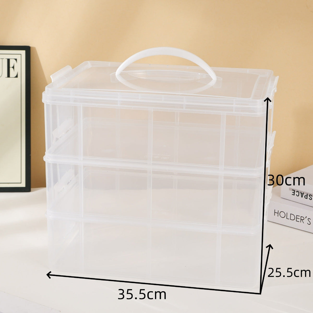 Clear Multi-Functional Organizer Container Siopsrl