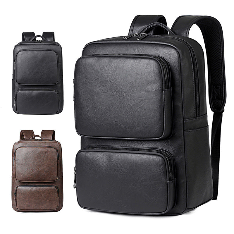 Siopsrl | Business Rucksack with High-Quality Artificial Leather and Ergonomic Shoulder Straps Siopsrl