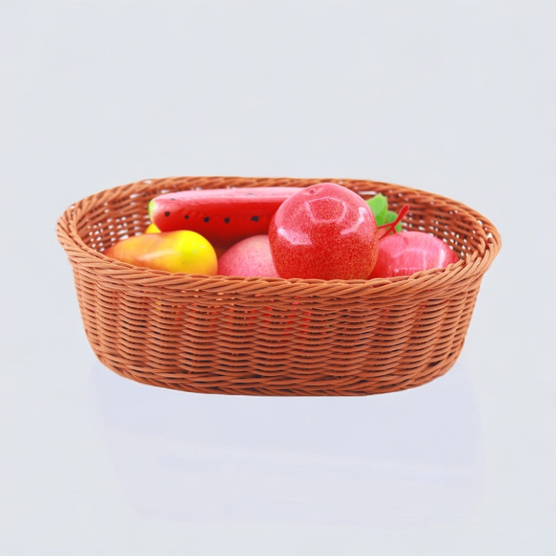 Storage Basket with Durable Plastic Construction