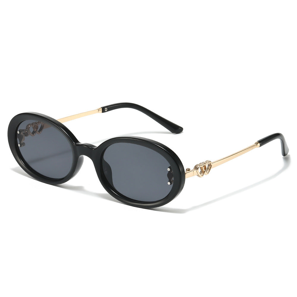 Siopsrl | Elegant Shield Sunglasses with Decorative Metal Accents Siopsrl
