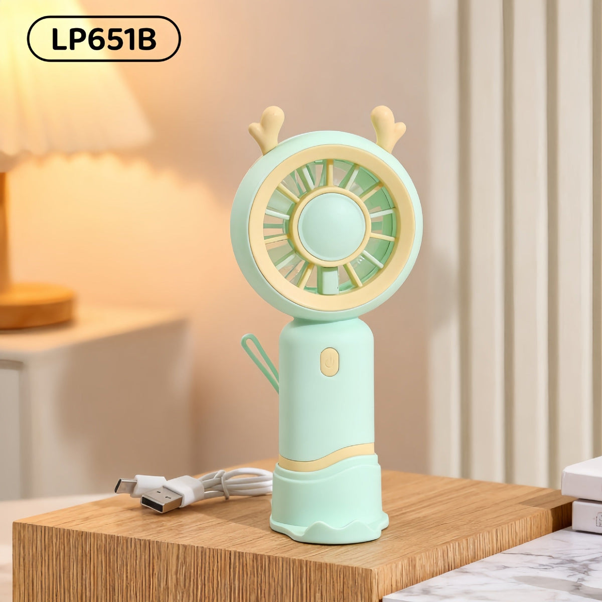 Siopsrl | Women's portable hand fan with cute cat design Siopsrl