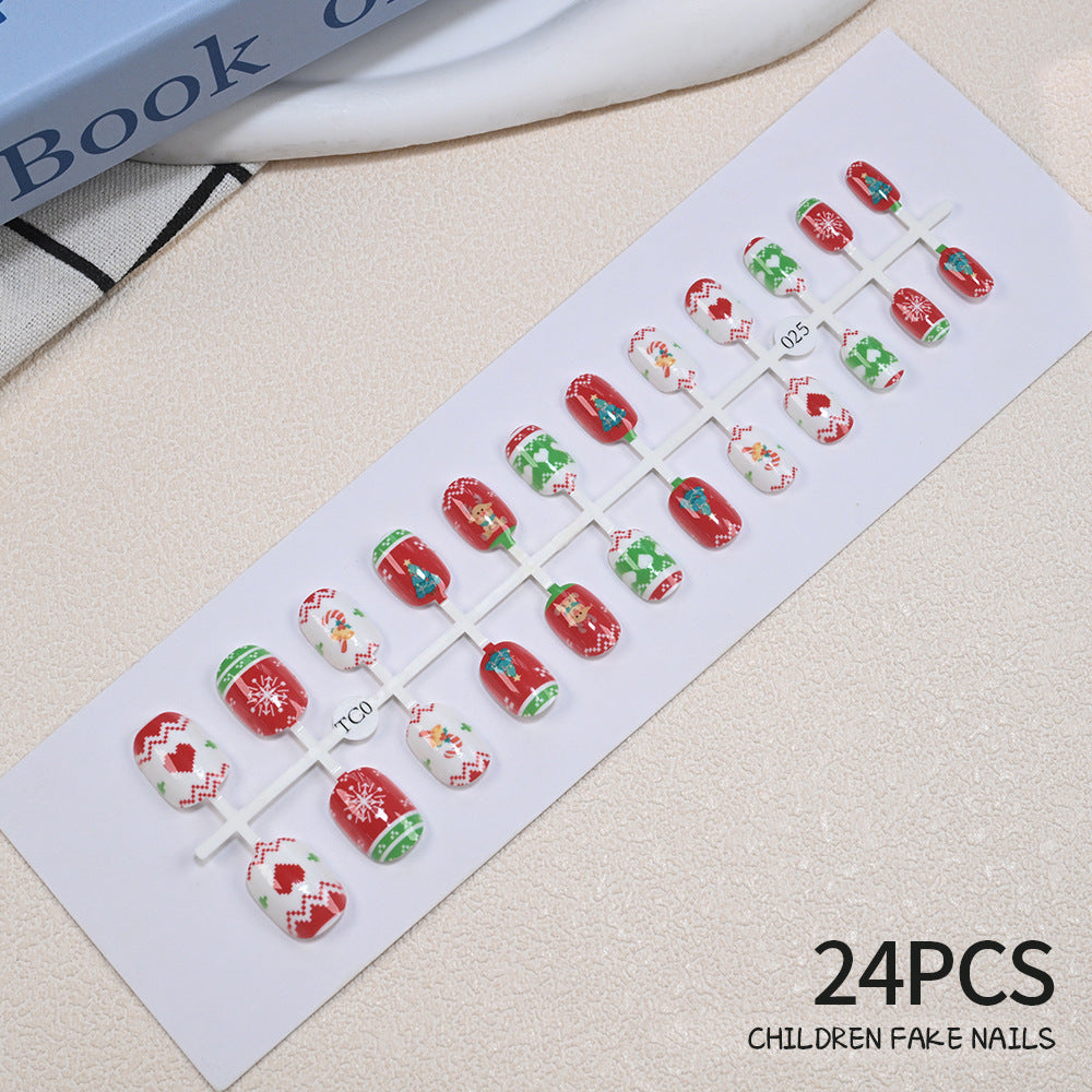 Siopsrl | Children's Fun-Themed Press-On Nail Set Siopsrl