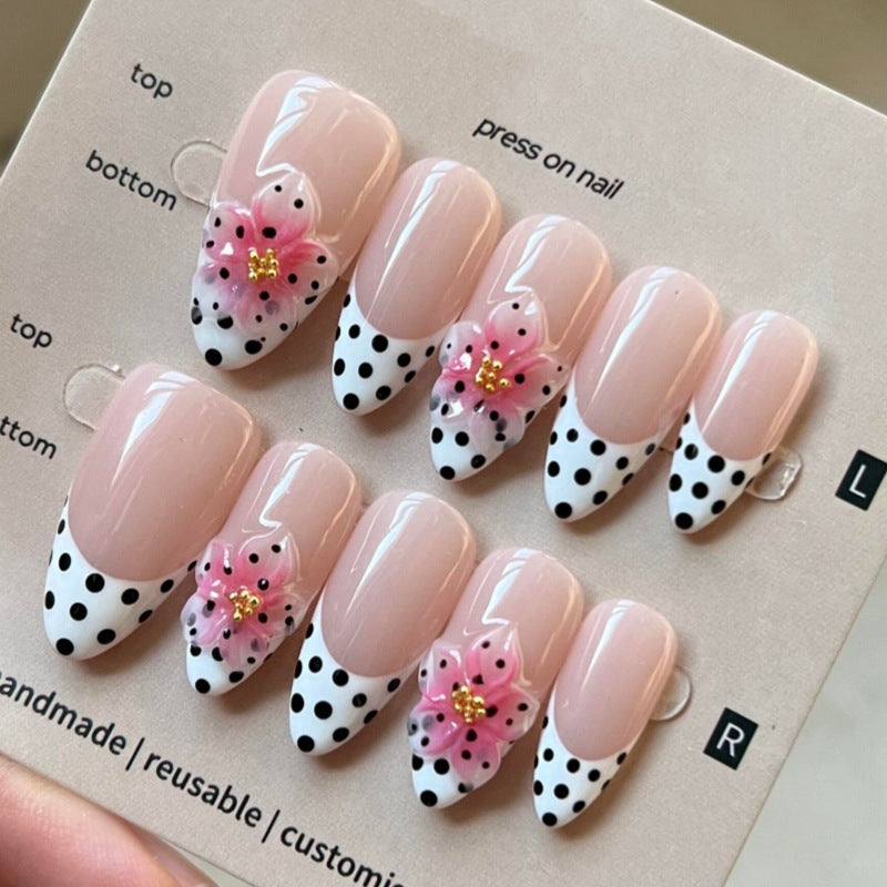Siopsrl | Nature-Themed Artistic Press-On Nail Set Siopsrl