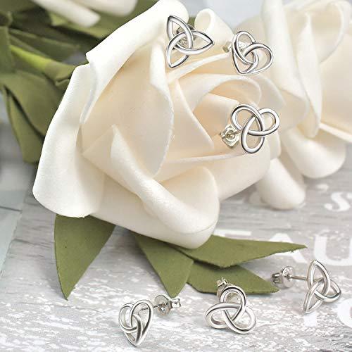 Elegant Interlocking Knot Stud Earrings Siopsrl