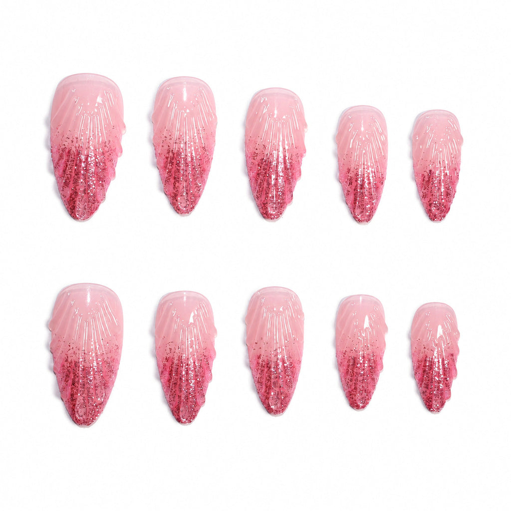 Siopsrl | Premium Glitter Artificial Nails Siopsrl