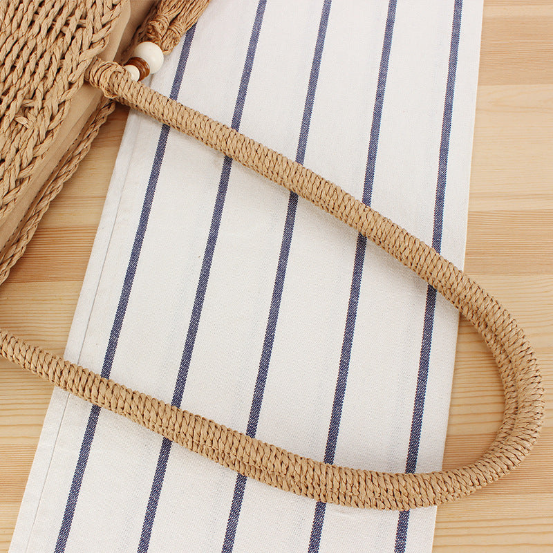 Siopsrl | Hand-knotted shopping bag made of natural weave with elegant tassel decoration Siopsrl