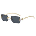Siopsrl | Fashionable metal sunglasses with rectangular frame Siopsrl