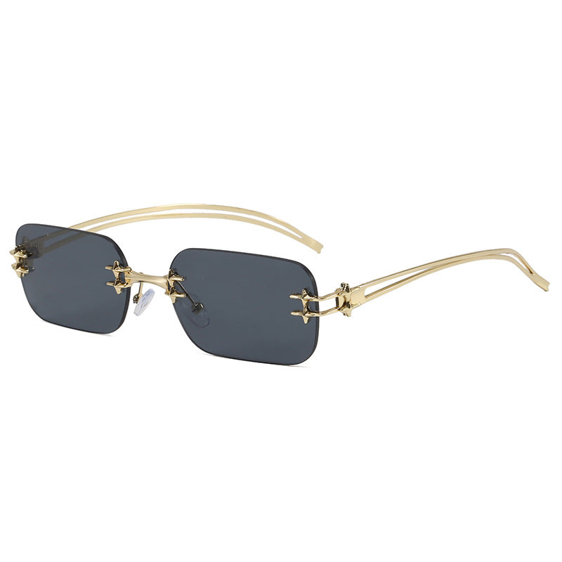 Siopsrl | Fashionable metal sunglasses with rectangular frame Siopsrl