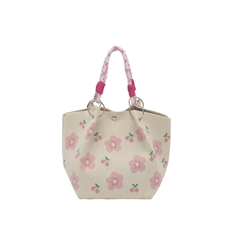 Siopsrl | WoFloral Print Textured Handbag Siopsrl