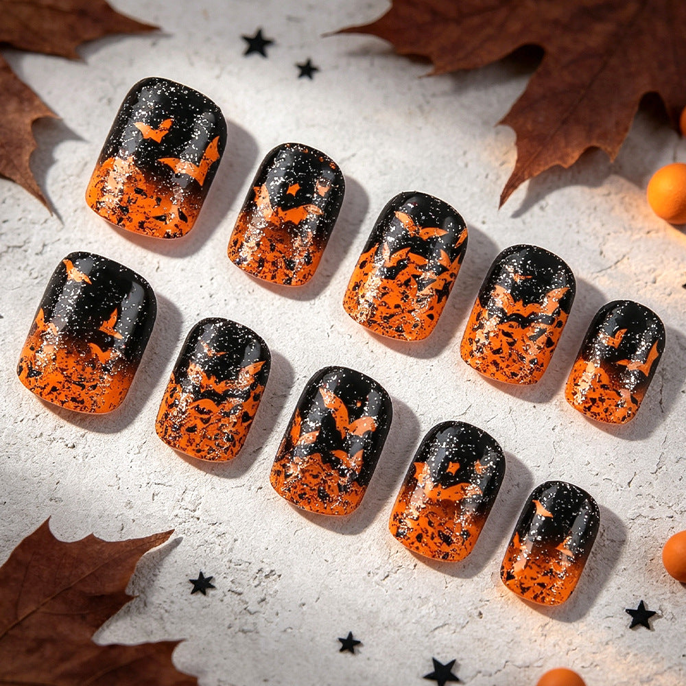 Halloween-Themed Artistic Press-On Nails Siopsrl