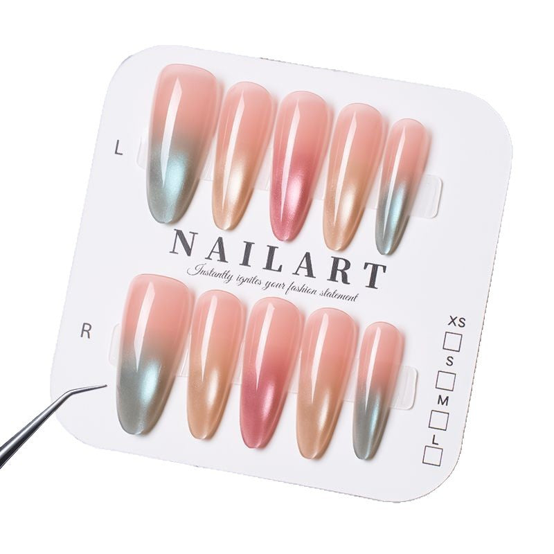 Siopsrl | Artificial nails with elegant color gradient Siopsrl