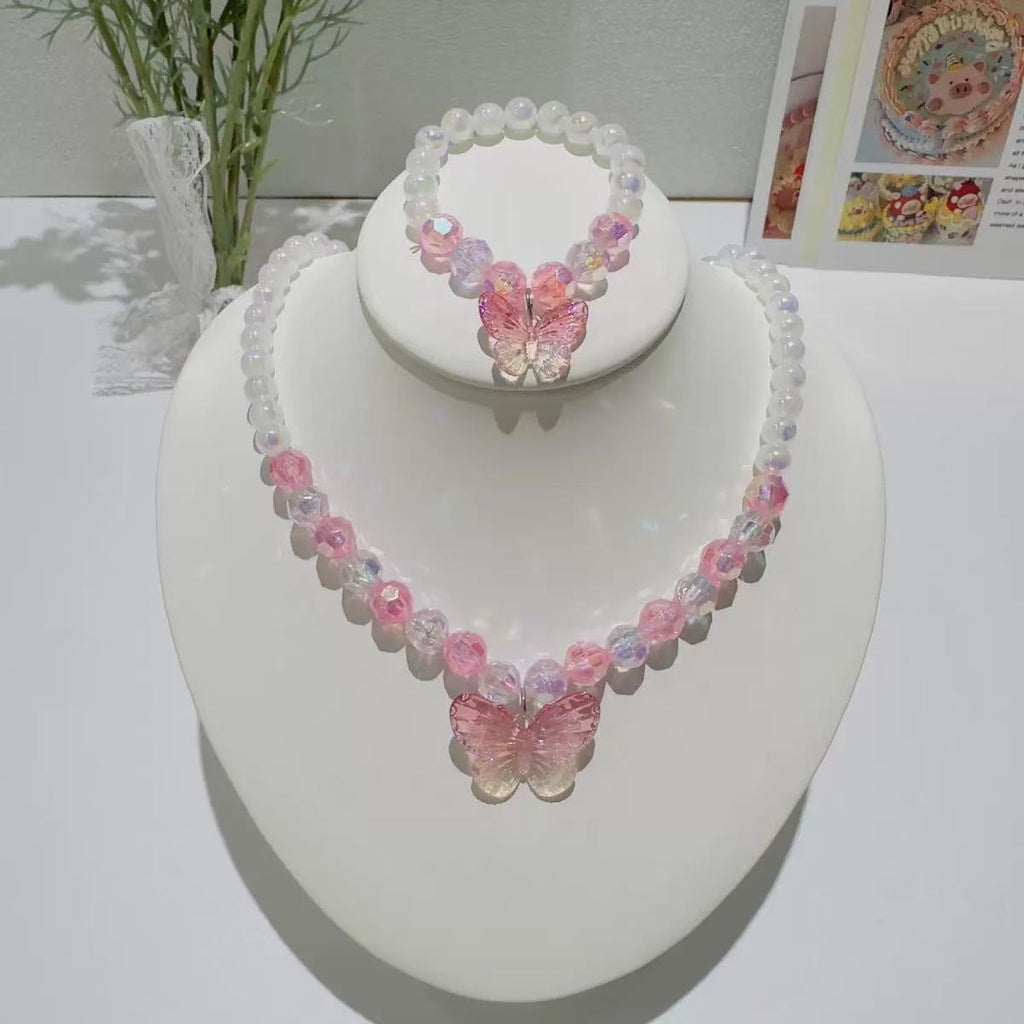 Siopsrl | Butterfly Charm Beaded Jewelry Set Siopsrl
