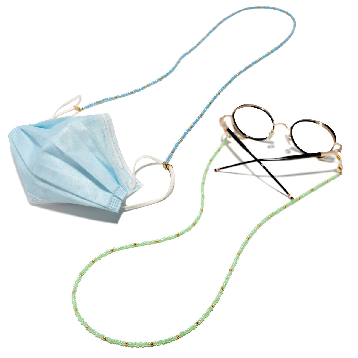 Siopsrl | Double-Strand Beaded Eyewear Chain Siopsrl