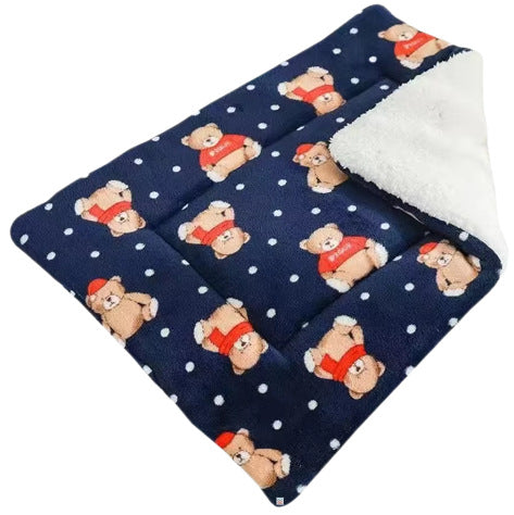 Siopsrl | Cozy Fleece Pet Blanket Dog Bed