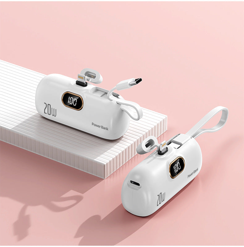 Siopsrl | Power bank with integrated charging cable Siopsrl