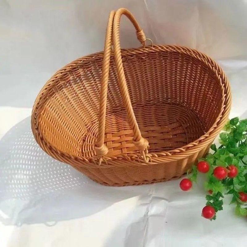 Handwoven Round Utility Basket Siopsrl