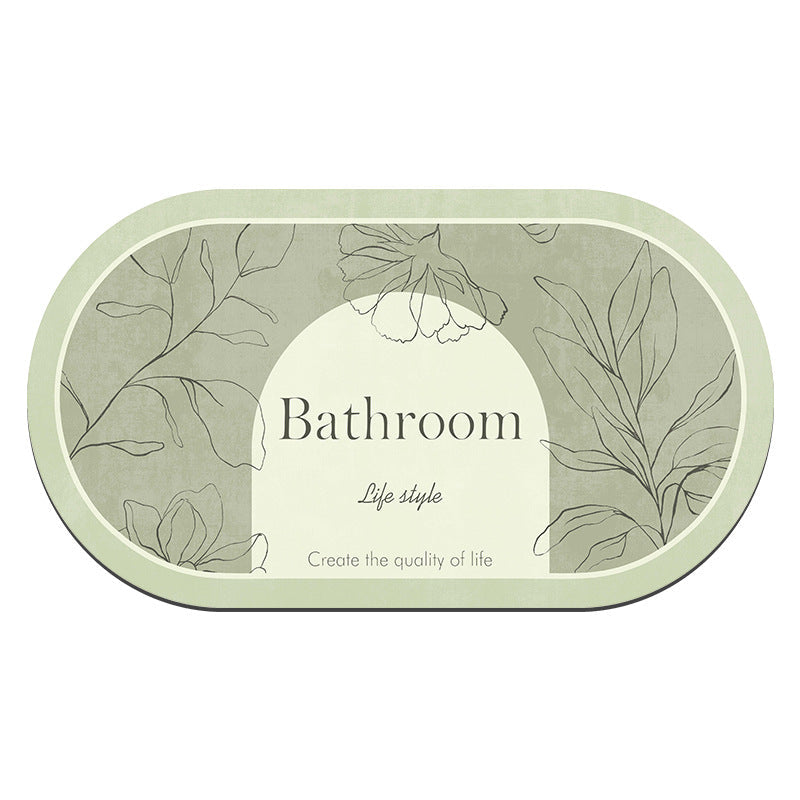 Siopsrl | Elegant Floral Design Bathroom Mat Siopsrl