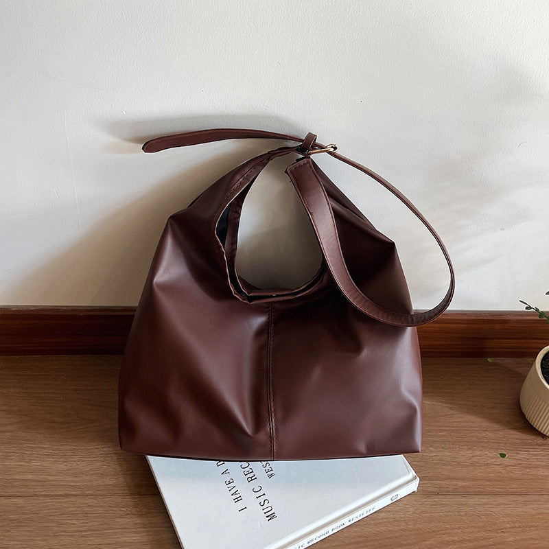 Siopsrl | WoSpacious Soft Leather Hobo Bag Siopsrl