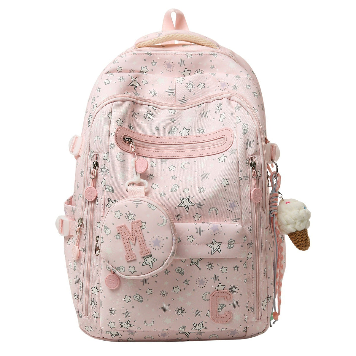 Siopsrl | Playful Star-Printed School Backpack