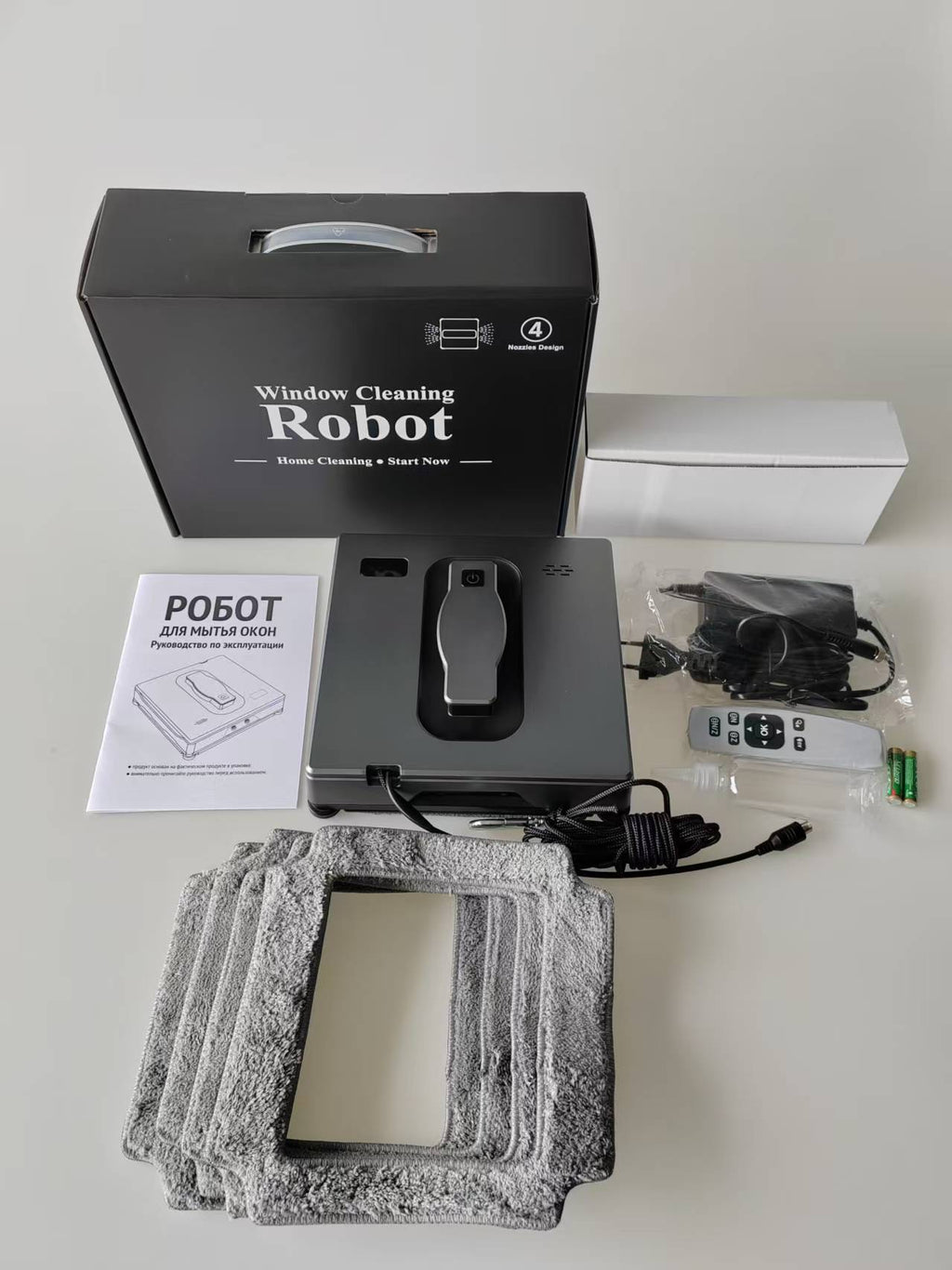 Siopsrl | advanced robotic window cleaning system with remote control and safety tether Siopsrl