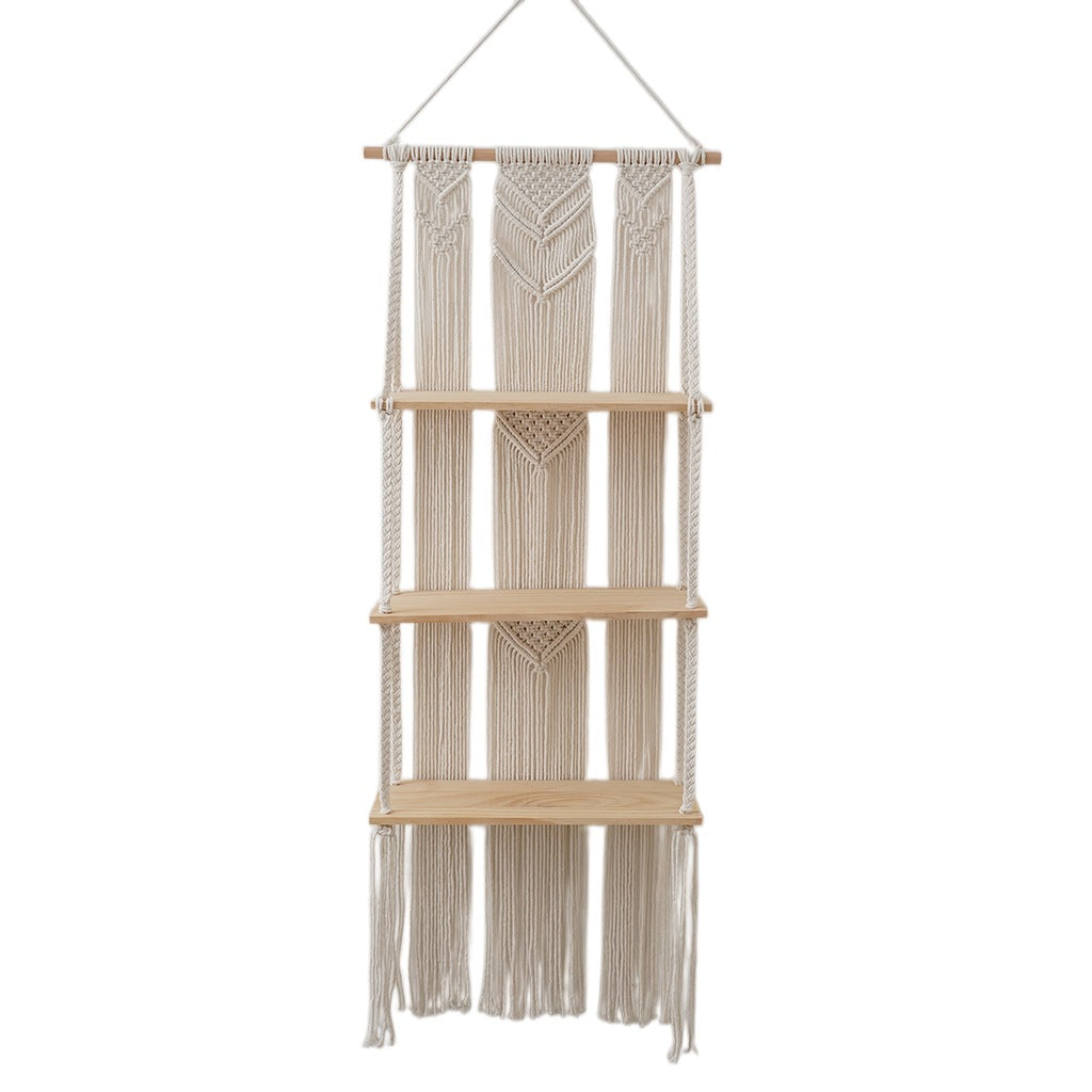 Macramé Wall Hanging Shelf Siopsrl