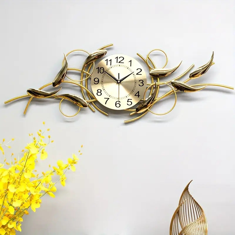 Ornate Decorative Metal Wall Clock Siopsrl