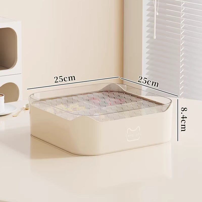 Siopsrl | Multi-Purpose Storage Organizer with Transparent Lid Siopsrl