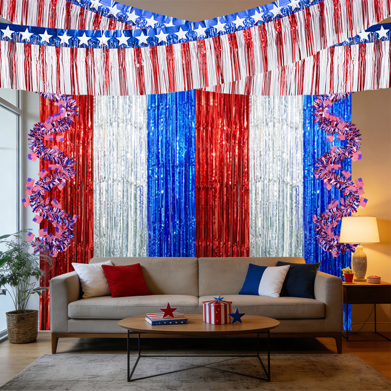 Siopsrl | Unisex decorative confetti garland with metallic sequins and flexible wire core Siopsrl