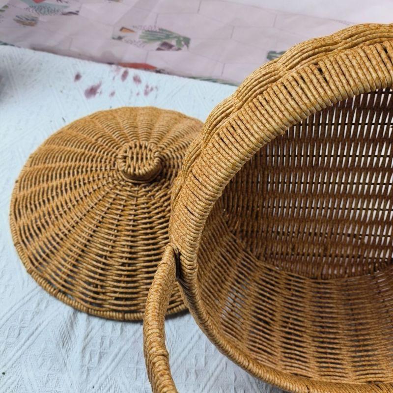 Ornamental Woven Storage Basket Siopsrl