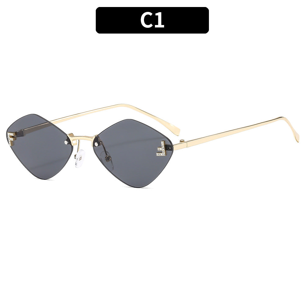 Siopsrl | Geometric Metal Frame Sunglasses
