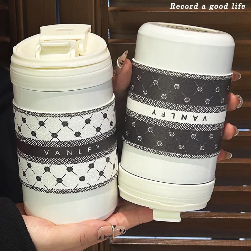 Siopsrl | Women’s Insulated Drinking Cup with Practical One-Touch Closure Mechanism Siopsrl