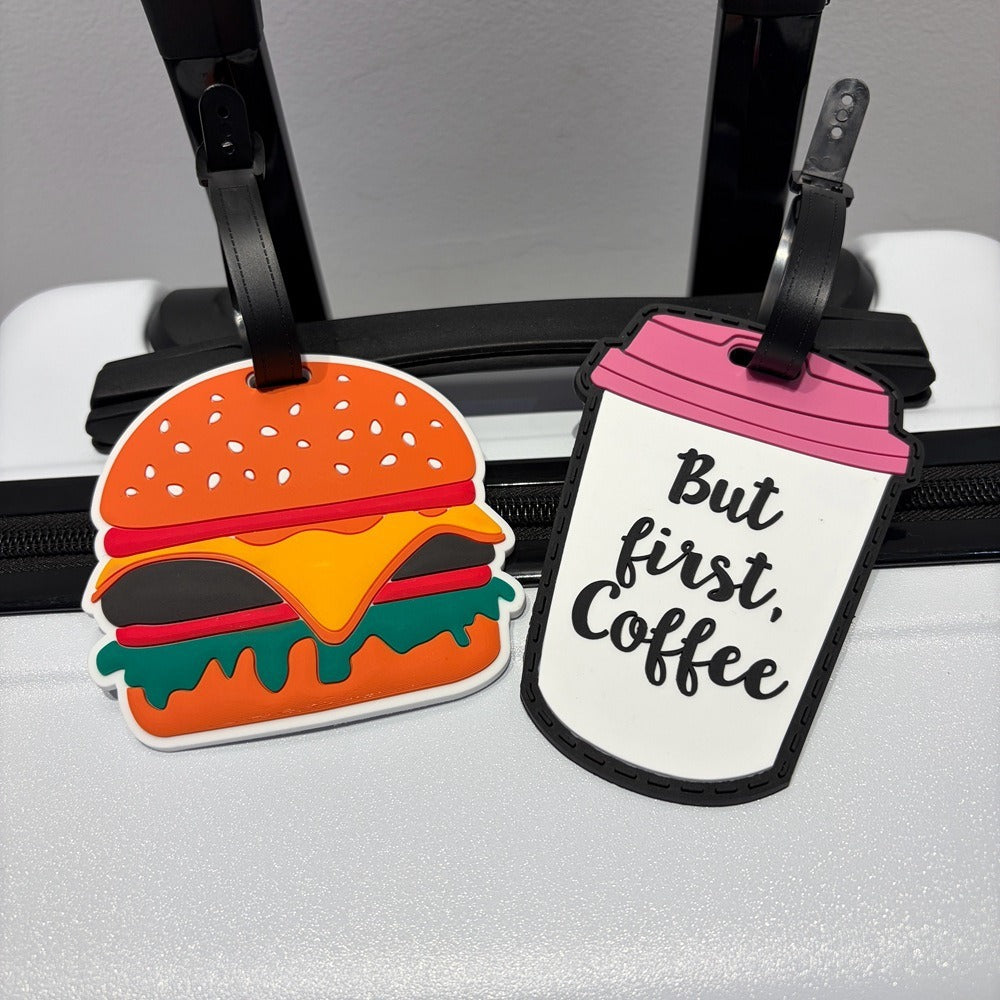 Siopsrl | Playful Burger-Shaped Luggage Tag Siopsrl