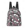 Siopsrl | Backpack with striking skull and rose motif Siopsrl