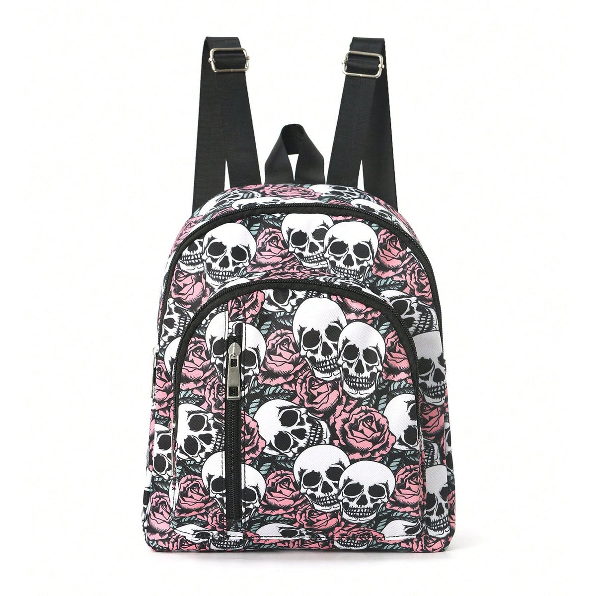 Siopsrl | Backpack with striking skull and rose motif Siopsrl