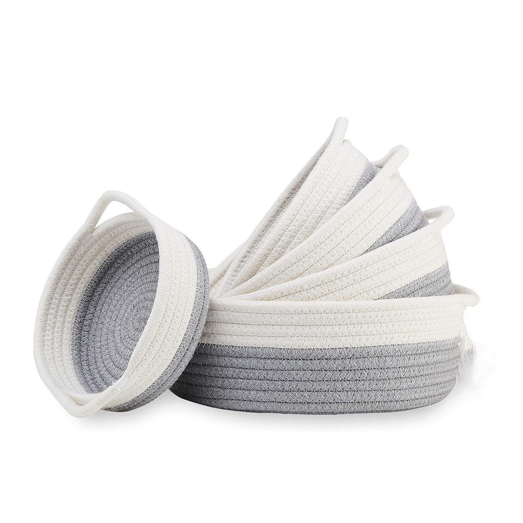 Women High-Quality Storage Basket Set made of Natural Cotton Material Siopsrl