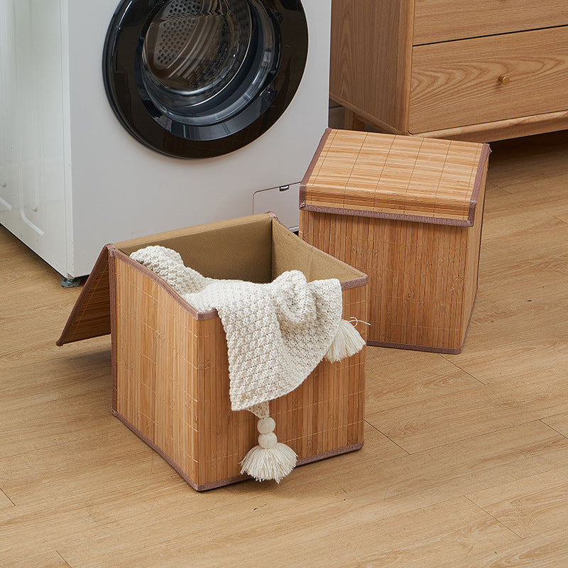 Laundry basket made of natural bamboo Siopsrl