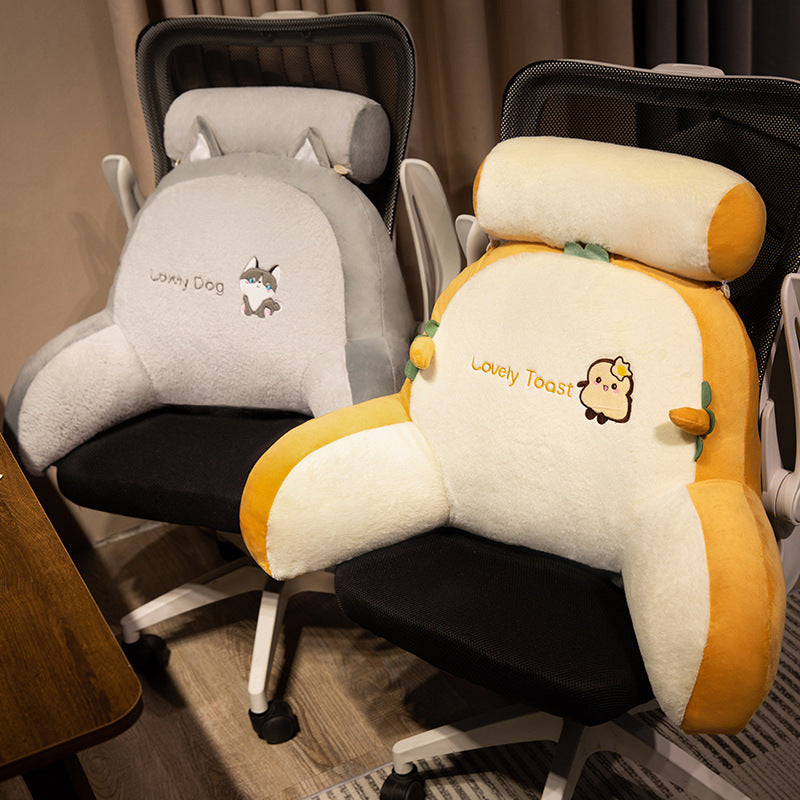 Siopsrl | Plush back support cushion in dolphin design Siopsrl