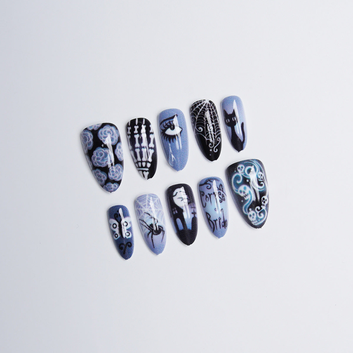 Siopsrl | Artificial nail set with creative designs Siopsrl