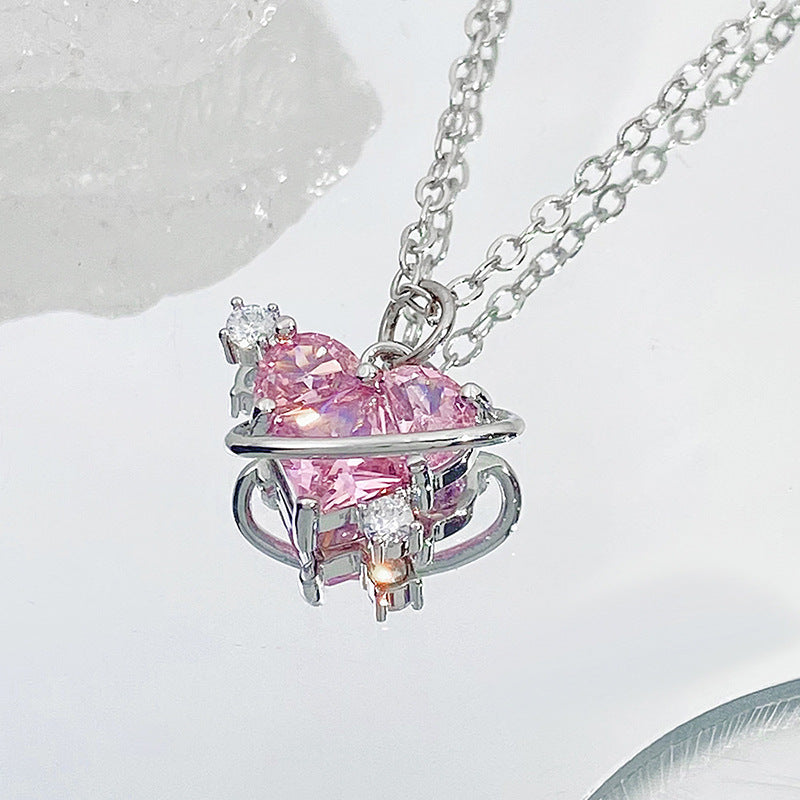 Siopsrl | Playful Heart Pendant Necklace Siopsrl
