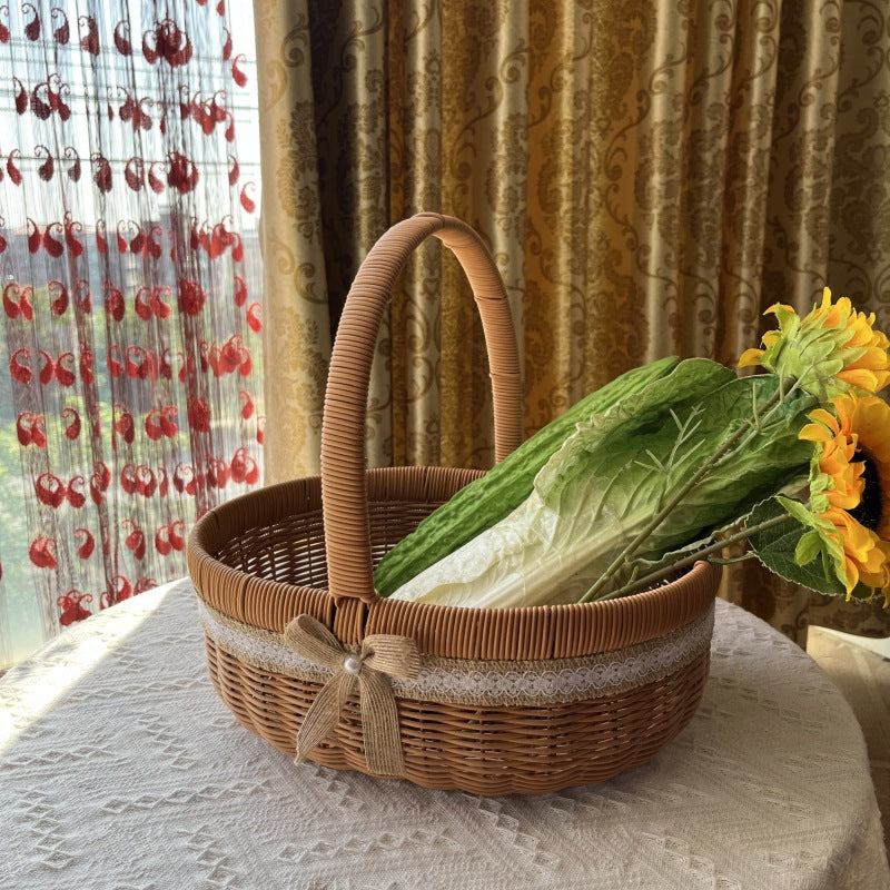 Natural Woven Market Basket Siopsrl