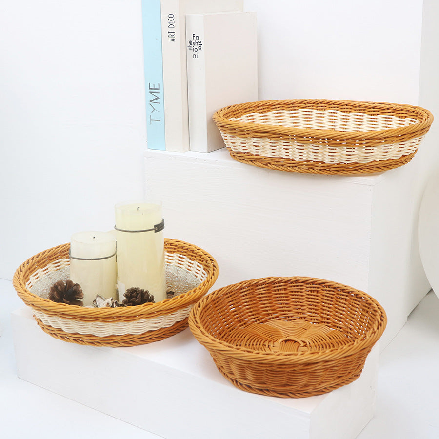 Oval Woven Fruit Storage Siopsrl