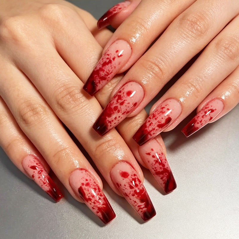 Halloween-Themed Press-On Nail Art Set Siopsrl