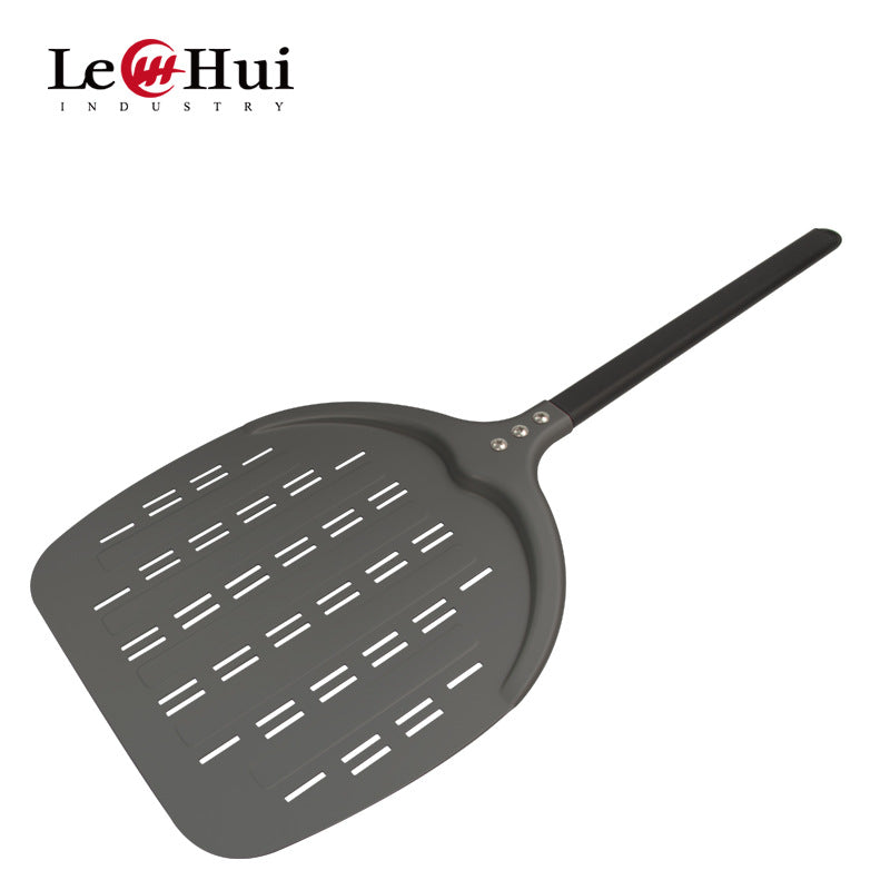 Siopsrl | perforated pizza peel with extra-long ergonomic handle Siopsrl