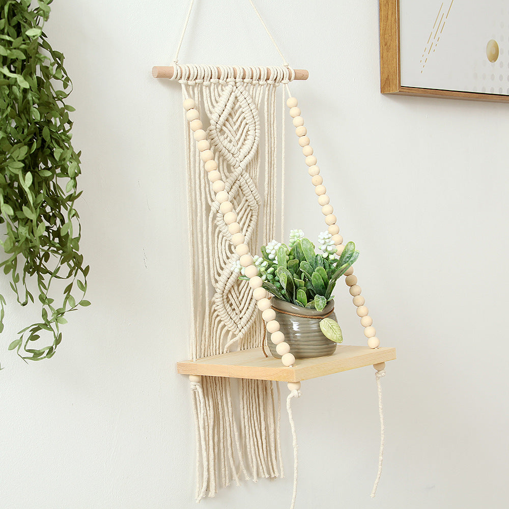 Decorative Macramé Swing Shelf Siopsrl