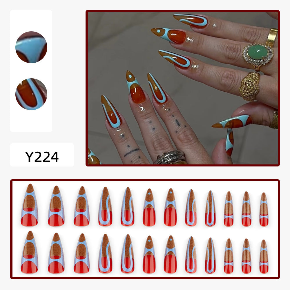 Siopsrl | Artificial Nails in Modern, Geometric Design Siopsrl