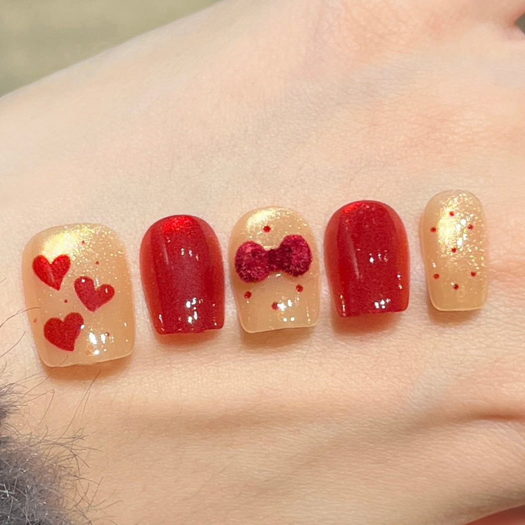 Siopsrl | Festively Themed Press-On Nail Art Set Siopsrl