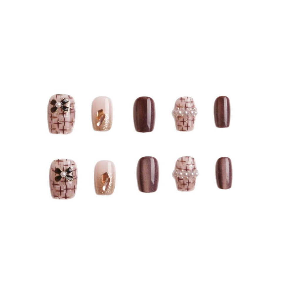 Siopsrl | Decorative Floral Press-On Nail Art Siopsrl