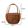 Siopsrl | Handwoven Natural Wicker Storage Basket Siopsrl
